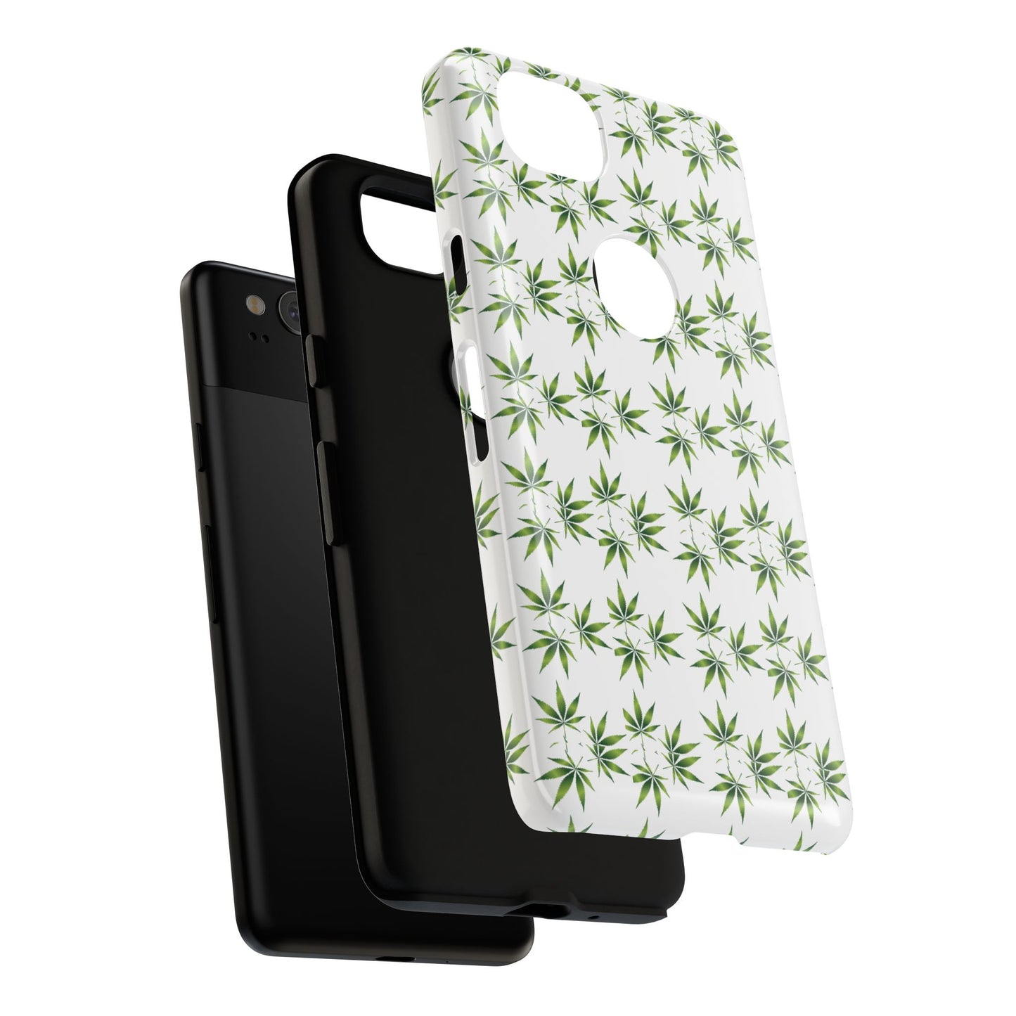 Stylish Phone Case with Cannabis Leaf Design, Durable Phone Cover, Gift for Stoner Friends, Unique Phone Accessory, Nature-Inspired Design
