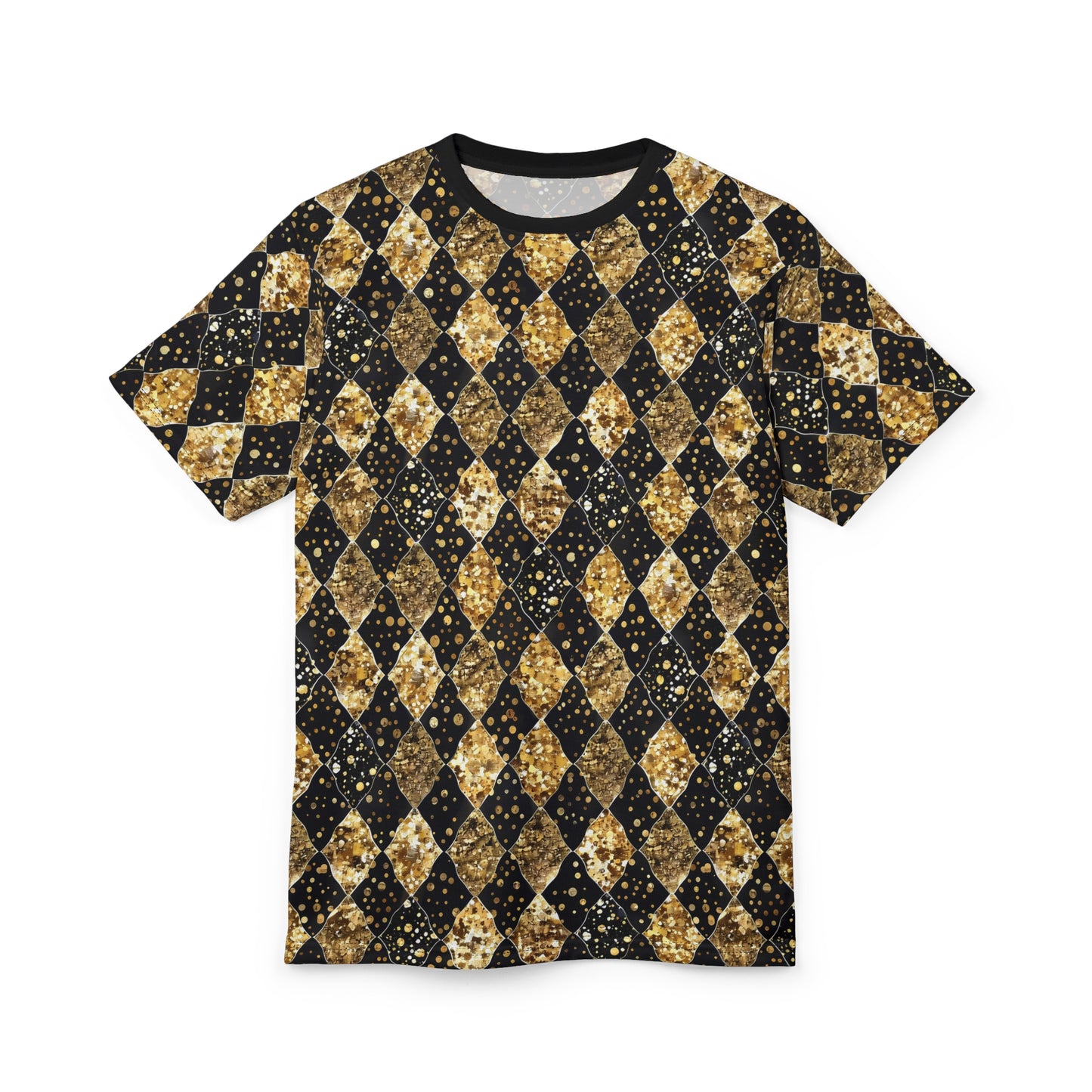 Bold Diamond Pattern Tee Unisex Graphic Shirt for Casual Wear