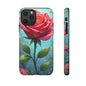 Floral Phone Case, Tough Cases with Elegant Rose Design, Stylish iPhone Cover, Rose Flower Gift for Nature Lovers, Unique Mobile Accessories