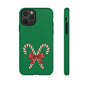 Candy Cane Phone Case: Holiday Spirit, Festive Gift, Cute Accessories, Christmas Decor, Seasonal Style