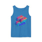Vibrant Watercolor Unisex Tank Top, Summer Fashion, Pride Apparel, Beach Wear, Casual Top, LGBTQ+ Gift