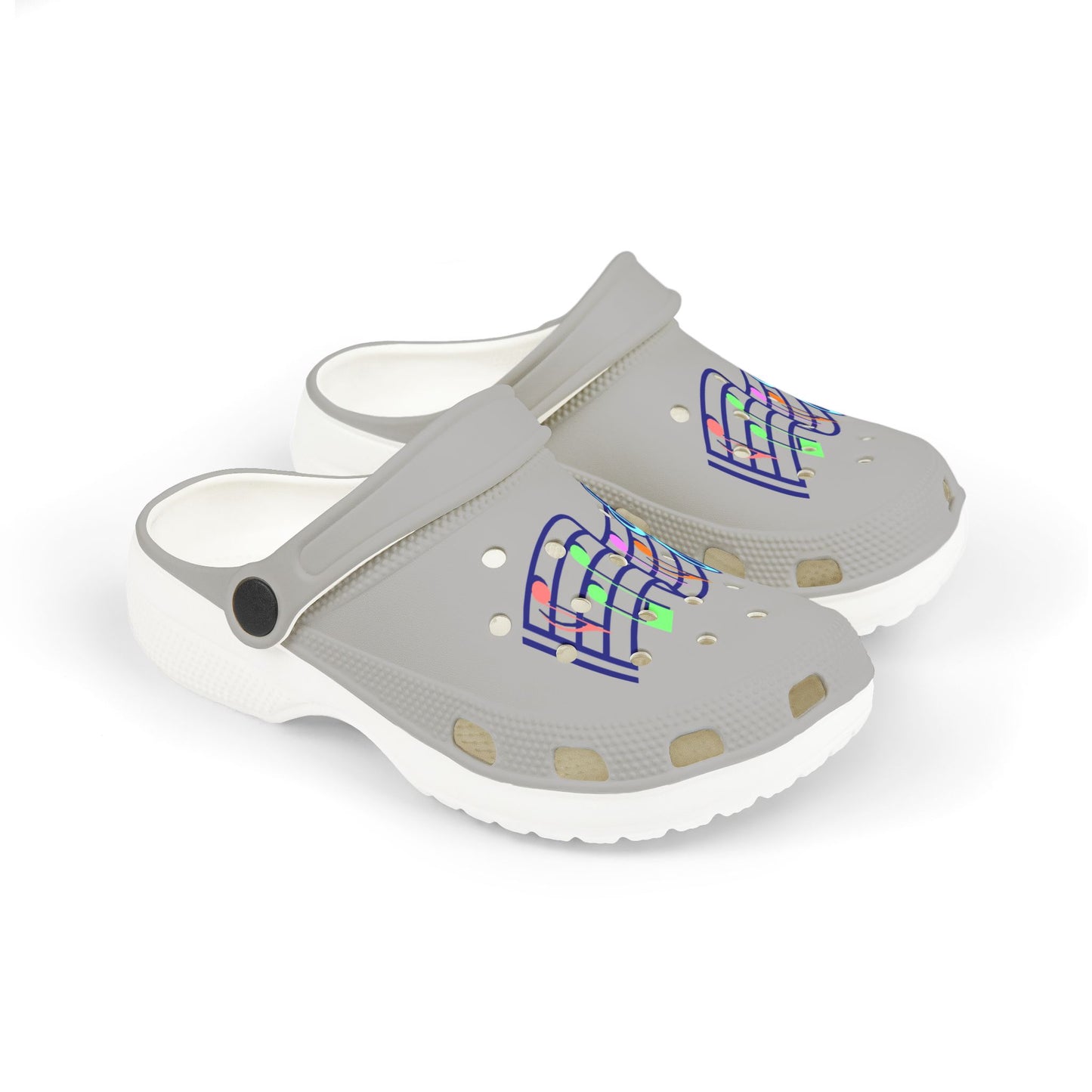Musical Notes Kid's Clogs - Fun, Easy Slip-On Foam Shoes for Kids, Perfect for Summer, Beach, Play, Gifts, Holidays