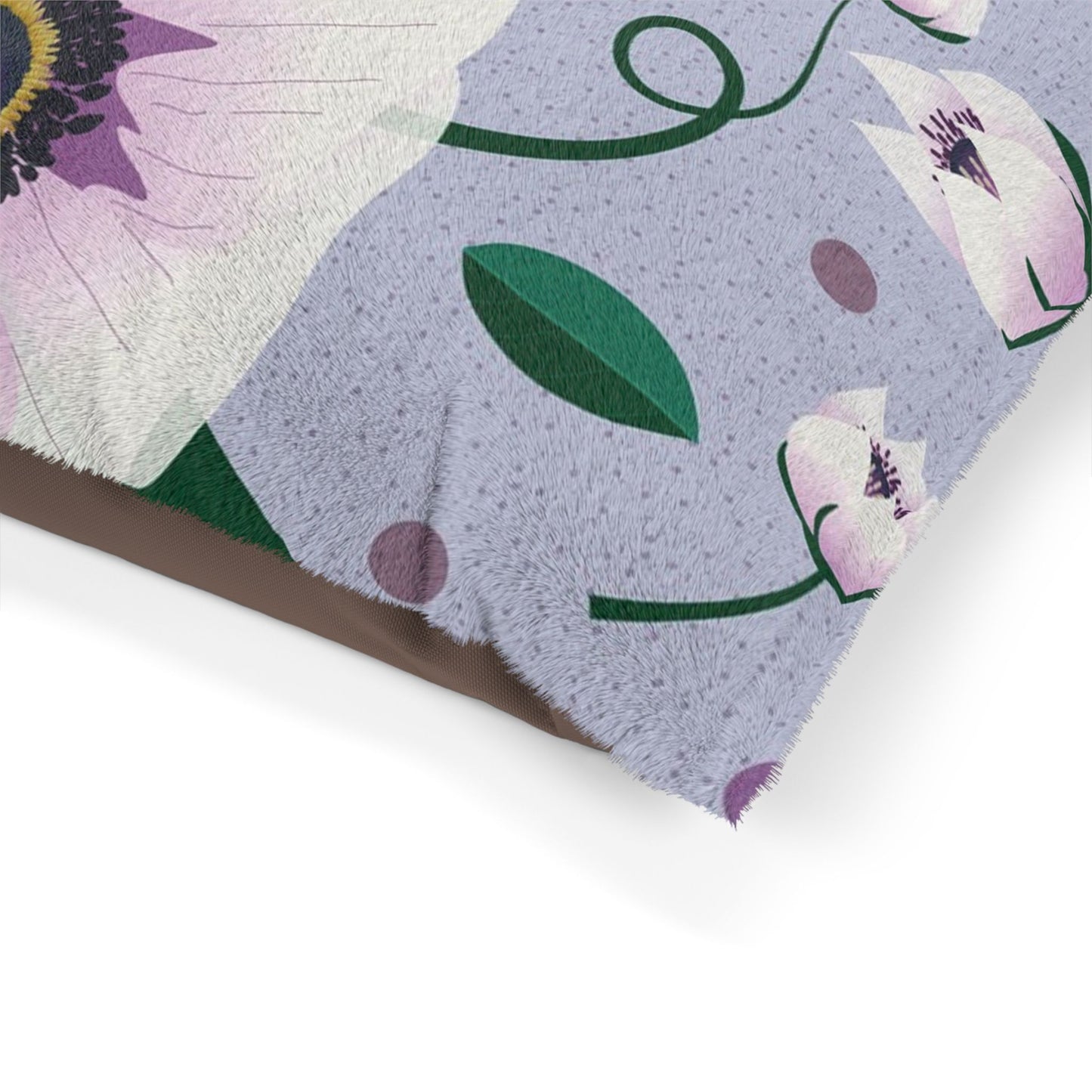 Floral Pet Bed for Cozy Pets, Stylish Dog Bed, Cat Bed, Flower Print Pet Pillow, Home Decor