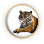 Majestic Tiger Wall Clock, Animal Theme Decor, Wildlife Clock