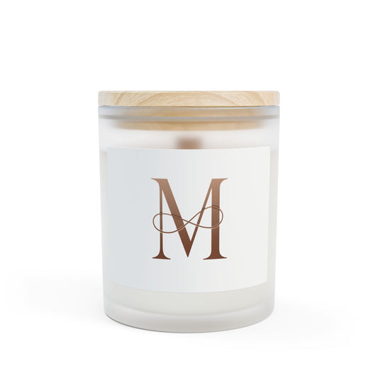 Personalized Frosted Glass Candle - 11oz, Custom Candle Gift, Home Decor, Relaxation, Birthday, Wedding