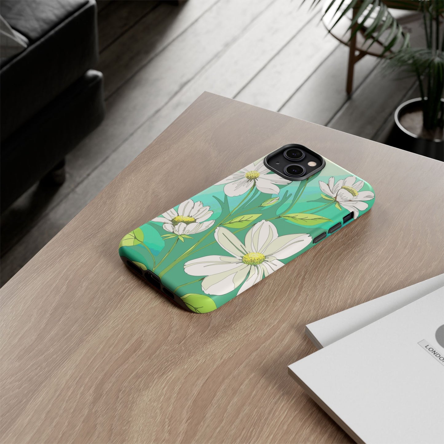 Floral Phone Case, Tough Cases, Flower Design, Nature Inspired, Eco-Friendly Cover, Unique Gift for Her, Spring Accessories