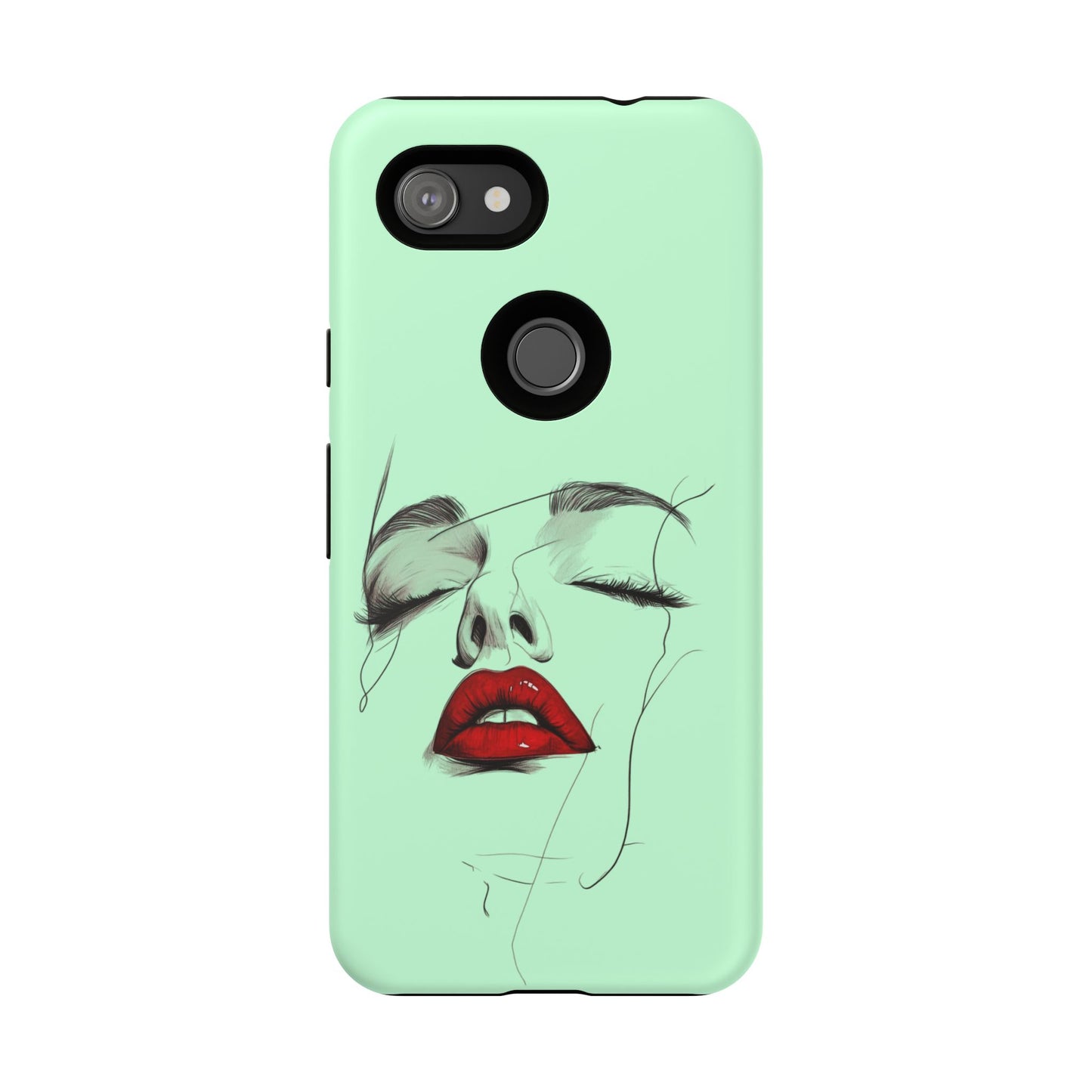Stylish Phone Case, Artistic Phone Cover, Trendy Tech Accessory, Unique Cell Phone Protector, Gift for Her, Modern Aesthetic