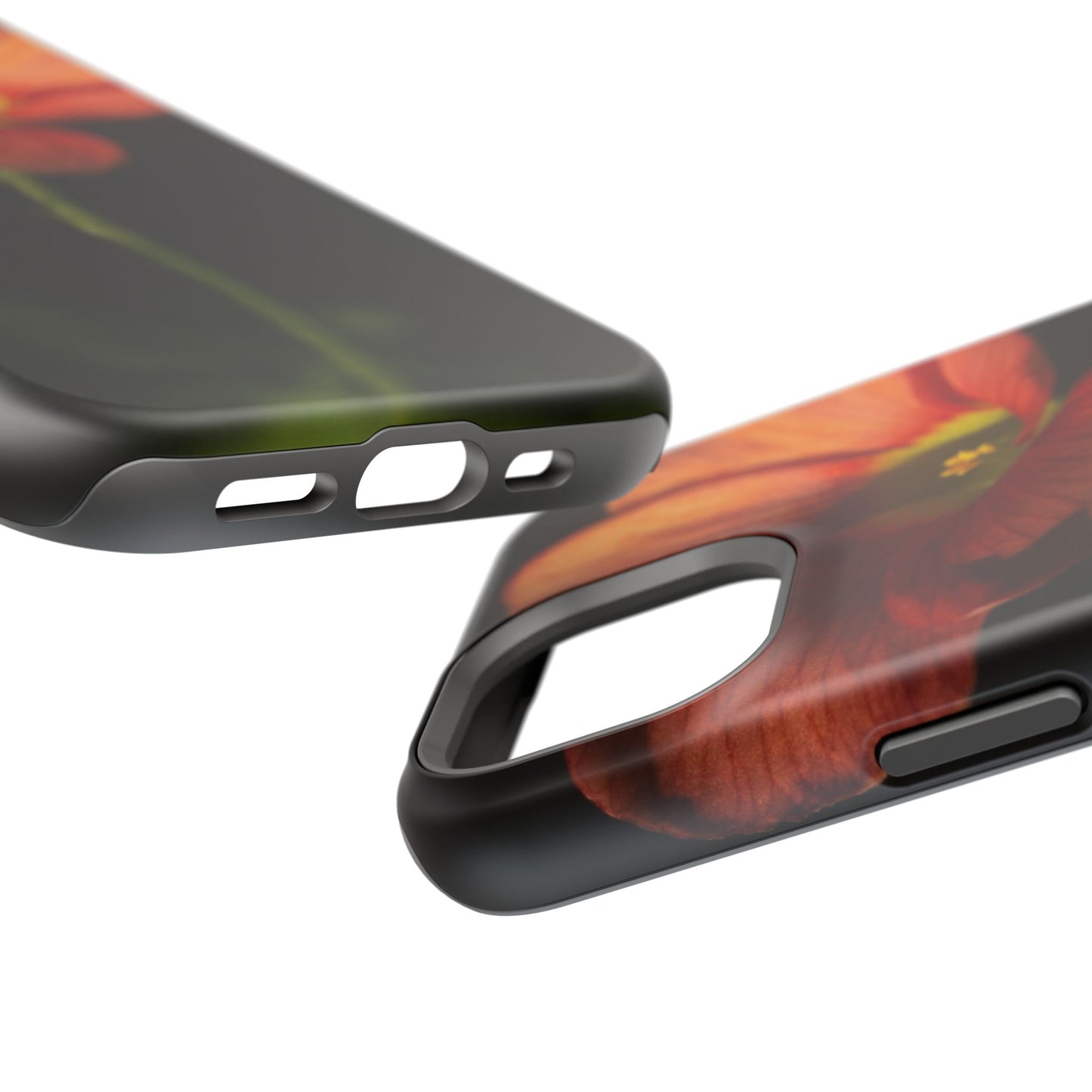 Poppy Bloom Magnetic Impact Phone Case — Slim Protective Floral Design