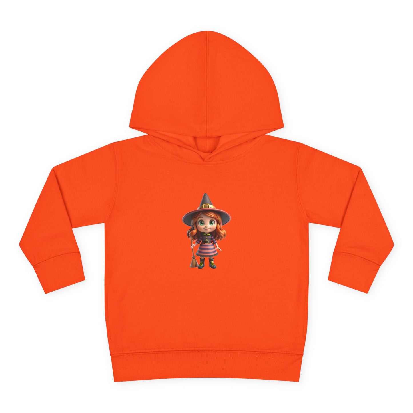 Toddler Witch Fleece Hoodie, Cute Kids Pullover, Halloween Costume, Cozy Toddler Apparel, Spooky Season Gear, Gift for Little Ones