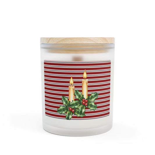 Festive Holiday Candle, 11oz Soy Candle, Winter Decor, Christmas Gift, Relaxing Home Fragrance