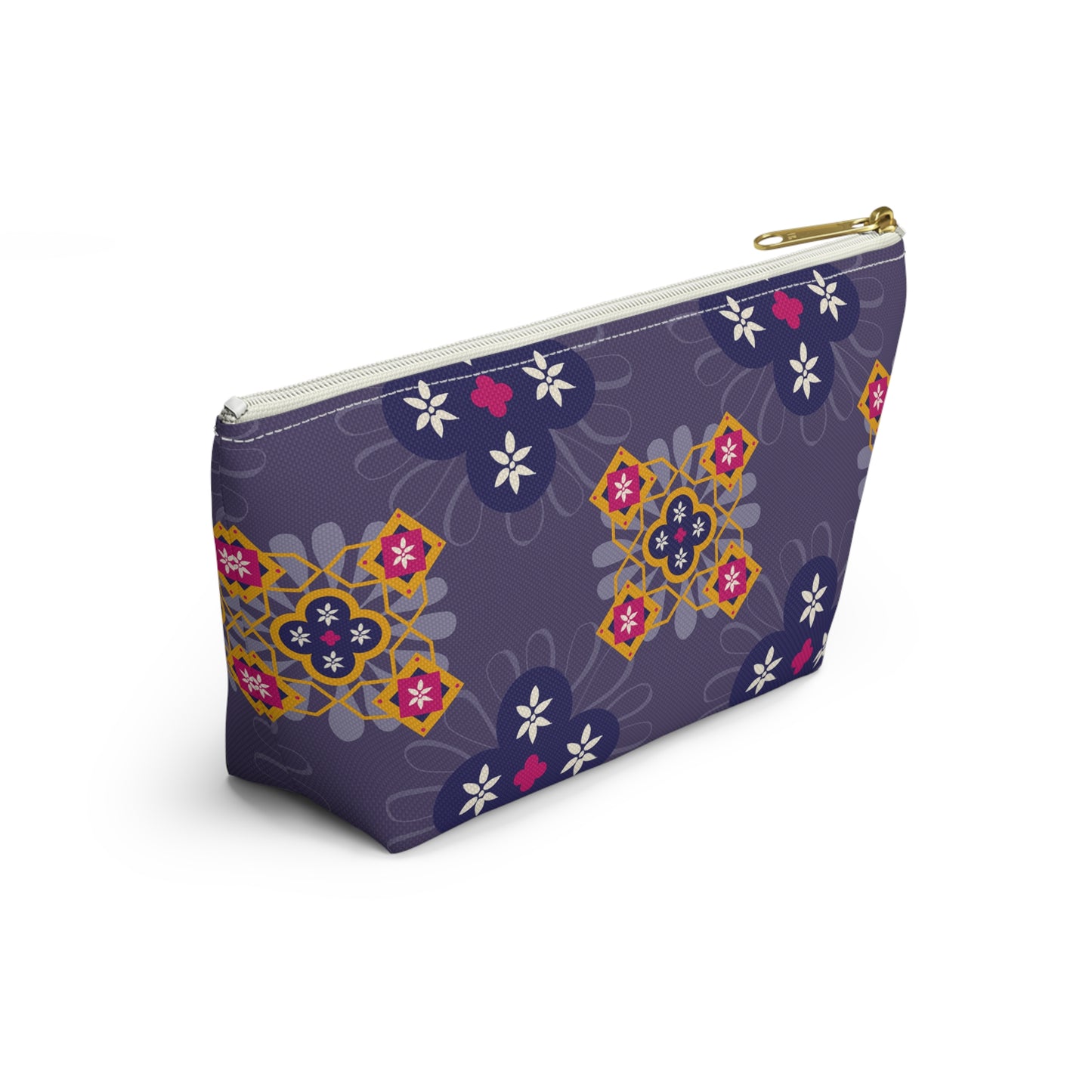 Vibrant Floral Accessory Pouch, Makeup Bag, Travel Organizer, Cute Storage, Gift for Her