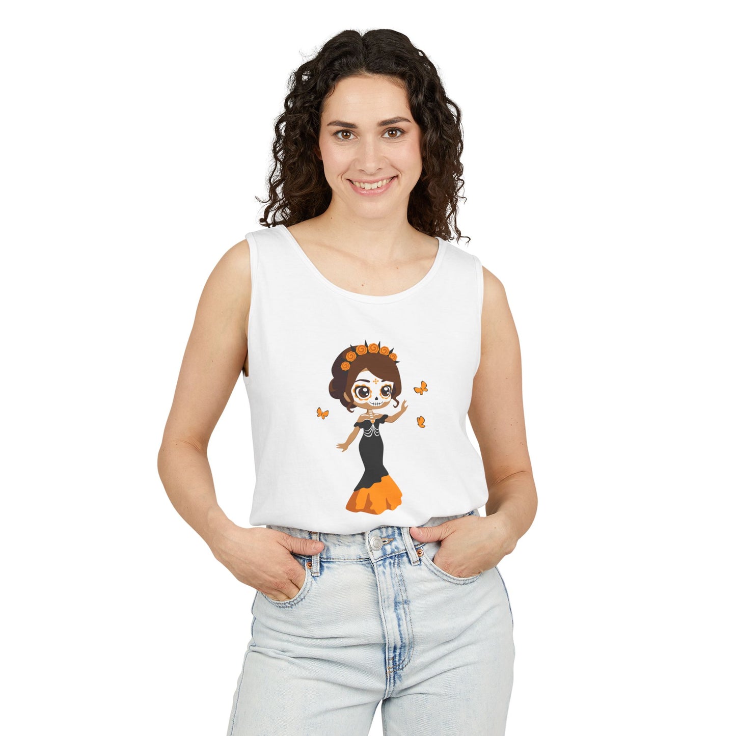 Celebrate Life Tank Top, Unisex , Day of the Dead