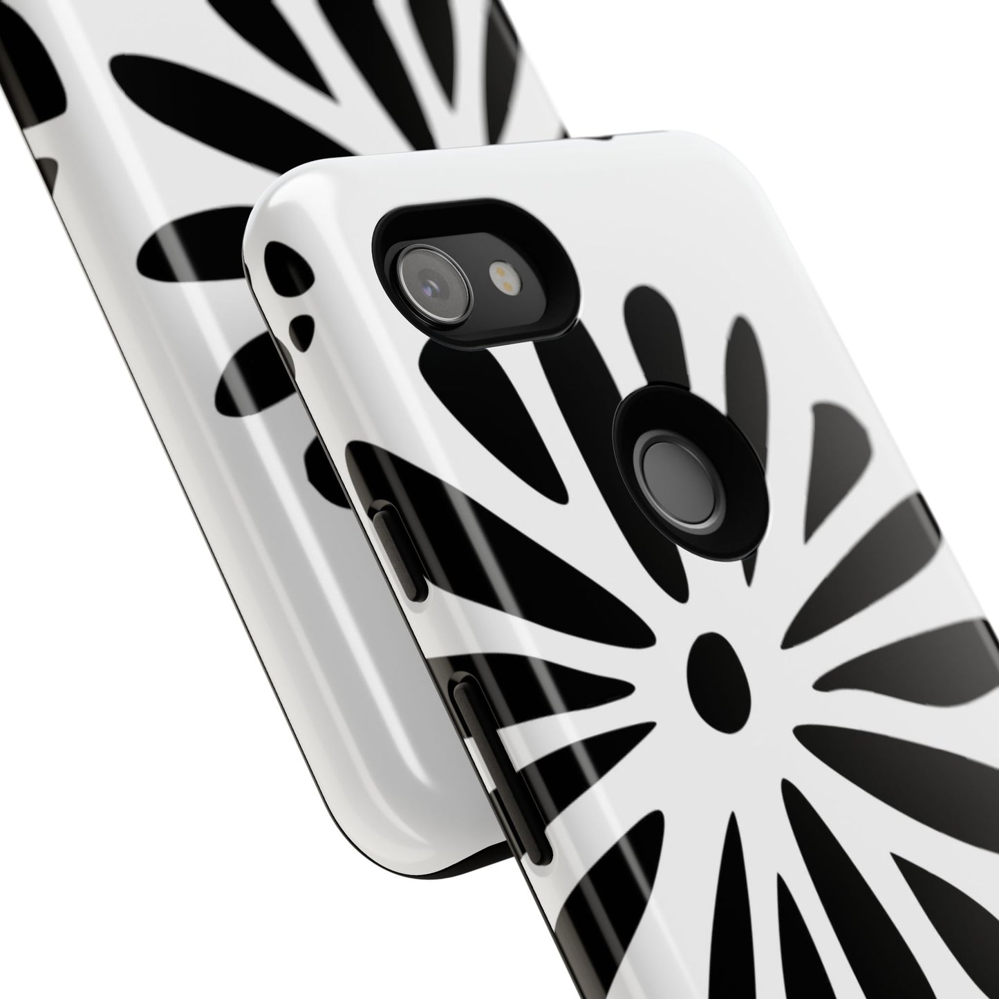 Stylish Phone Case with Floral Design, Tough Phone Cover for Her, Trendy Black and White Cell Phone Case, Unique Gift for Birthdays [...]