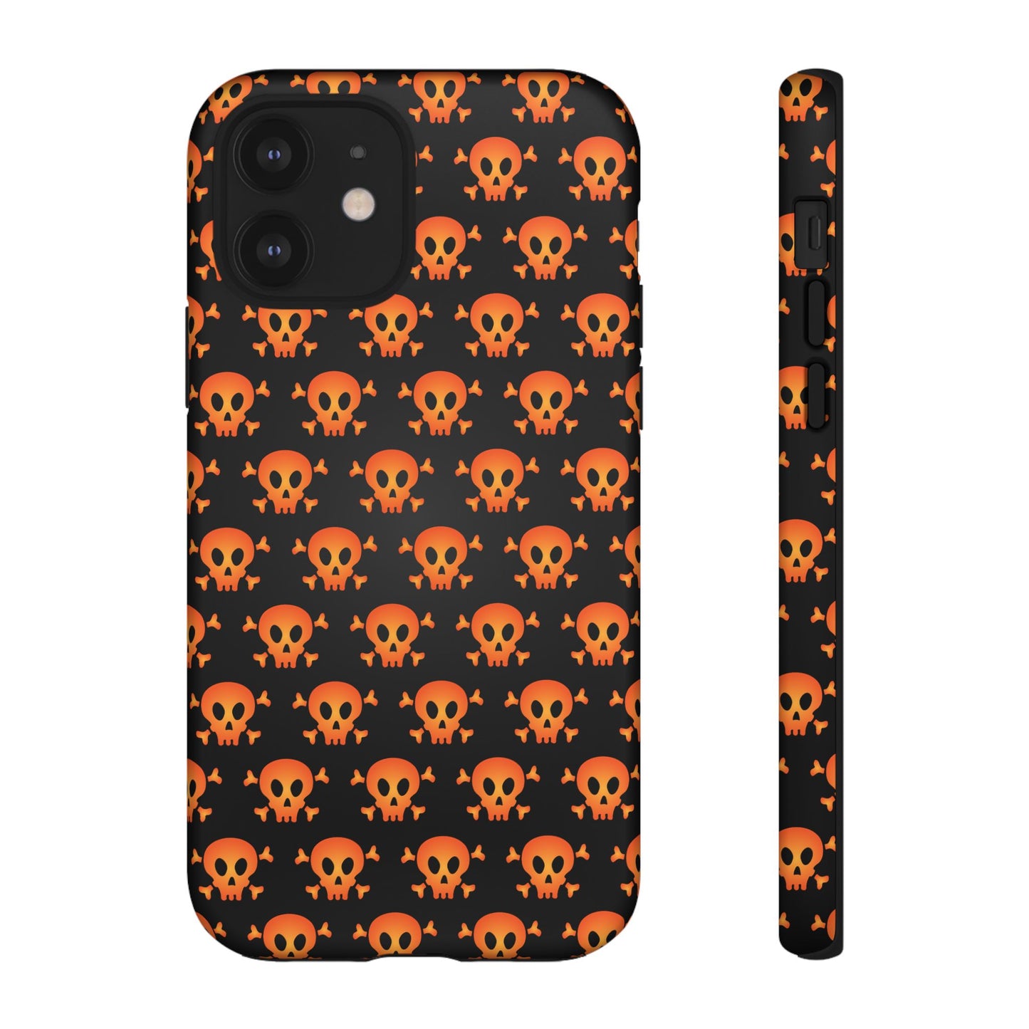 Halloween Skull Phone Case, Spooky Mobile Cover, Trick or Treat Accessory, Goth Gift, Skull Pattern Design