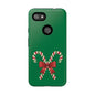 Candy Cane Phone Case: Holiday Spirit, Festive Gift, Cute Accessories, Christmas Decor, Seasonal Style