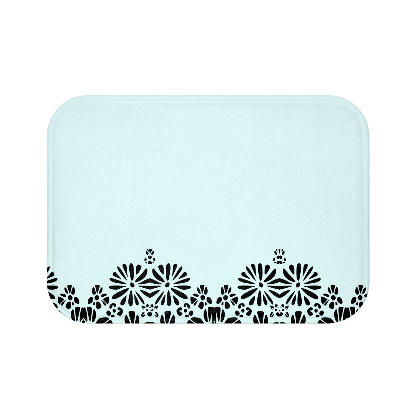 Floral Elegance Bath Mat - Chic Bathroom Decor, Home Spa Essentials, Gift for Her, Modern Design, Cozy Comfort