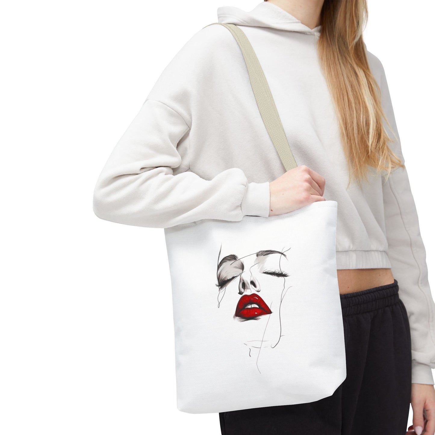 Chic Art Tote Bag, Fashion Tote, Stylish Handbag, Unique Gift, Art Lover’s Bag, Everyday Essentials, Casual Accessory