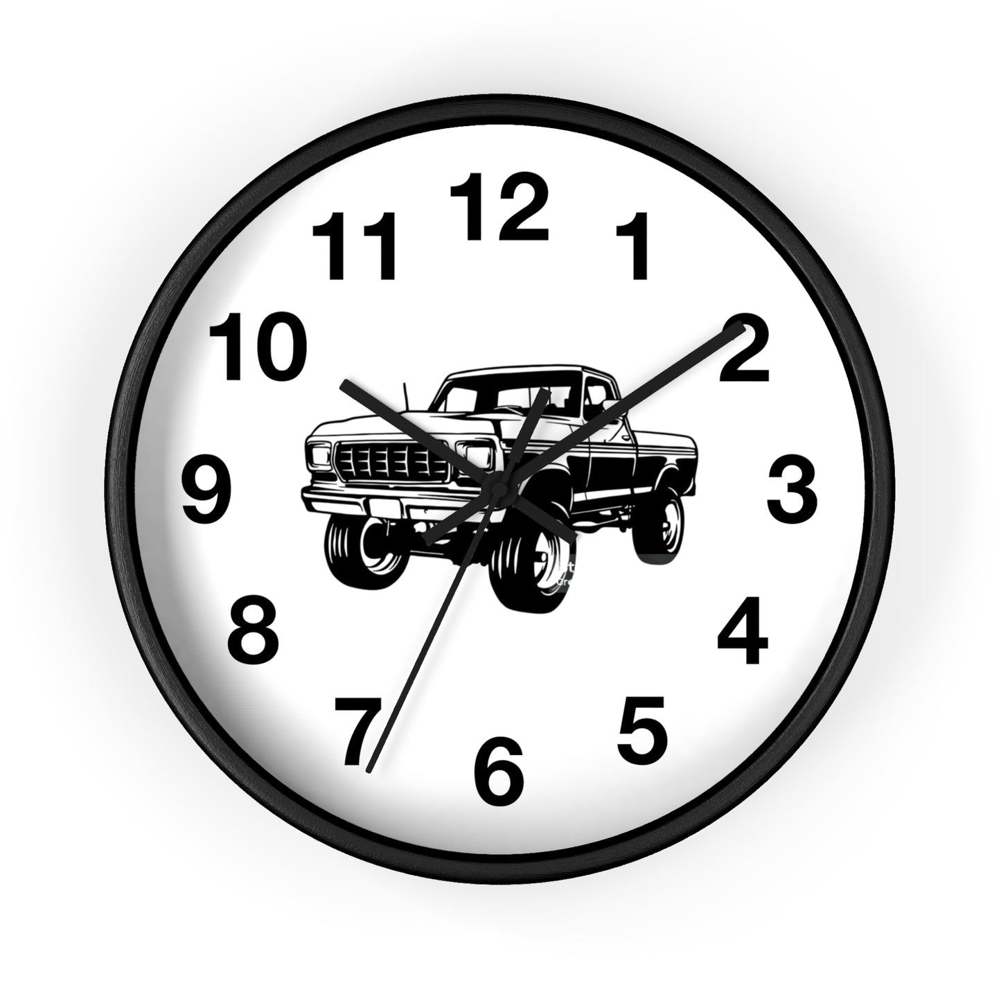 Classic Pickup Truck Wall Clock | Automotive Decor, Gift for Car Lovers, Rustic Home Accent, Garage Wall Art, Unique Timepiece