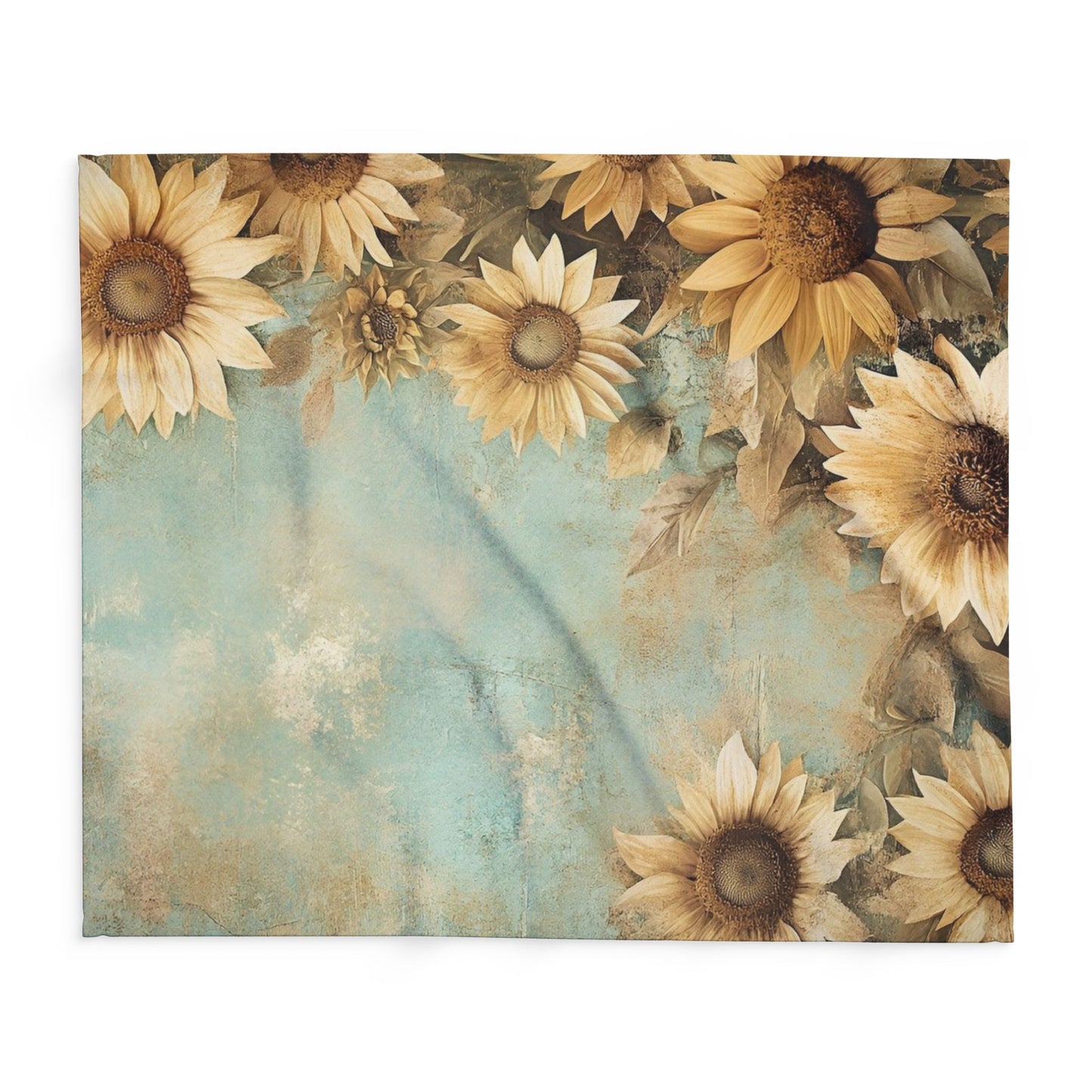 Sunflower Arctic Fleece Blanket, Cozy Throw, Soft Home Decor, Floral Blanket, Perfect for Gifts, Picnic, and Relaxation
