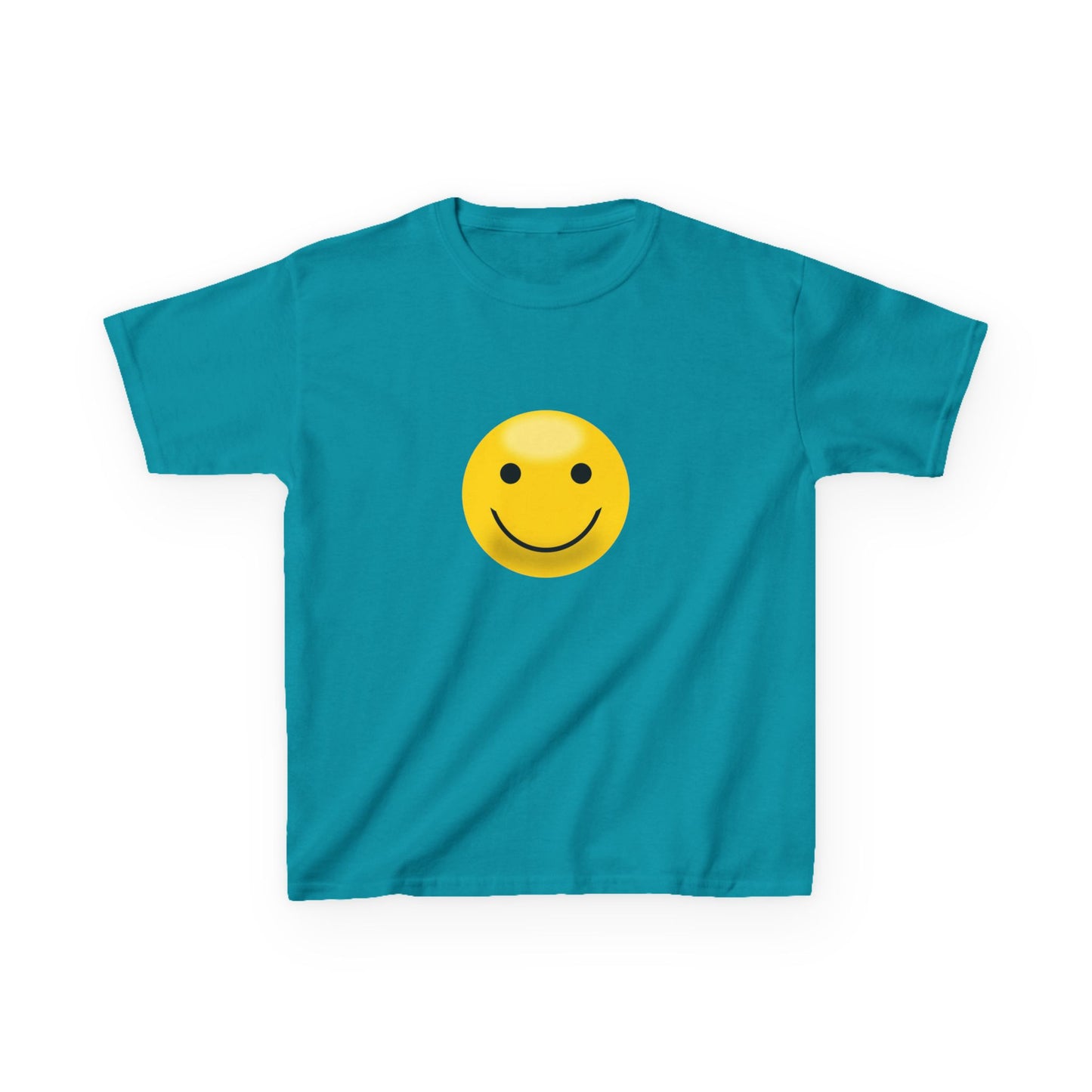 Smiley Face Kids Tee, Funny Kids Shirt, Cute Summer Tee, Gift for Kids, Playful Children