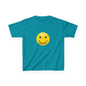 Kids Smiley Face Tee - Fun Cotton Shirt for Kids, Perfect for Birthdays, Casual Outfits, Positive Vibes, Gifts