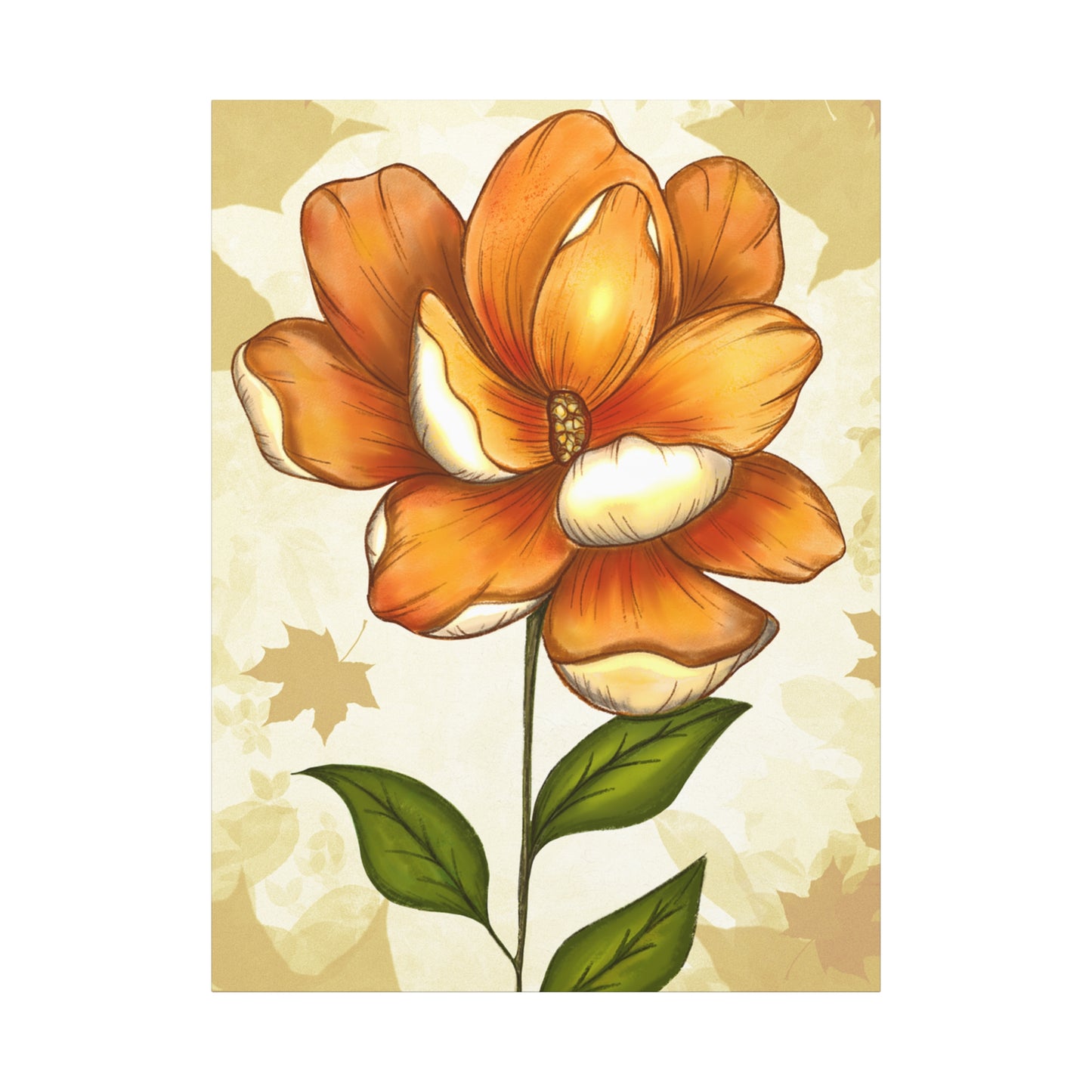 Copy of Matte Canvas, Stretched, 1.25" Tulips Pink and Purple Flowers