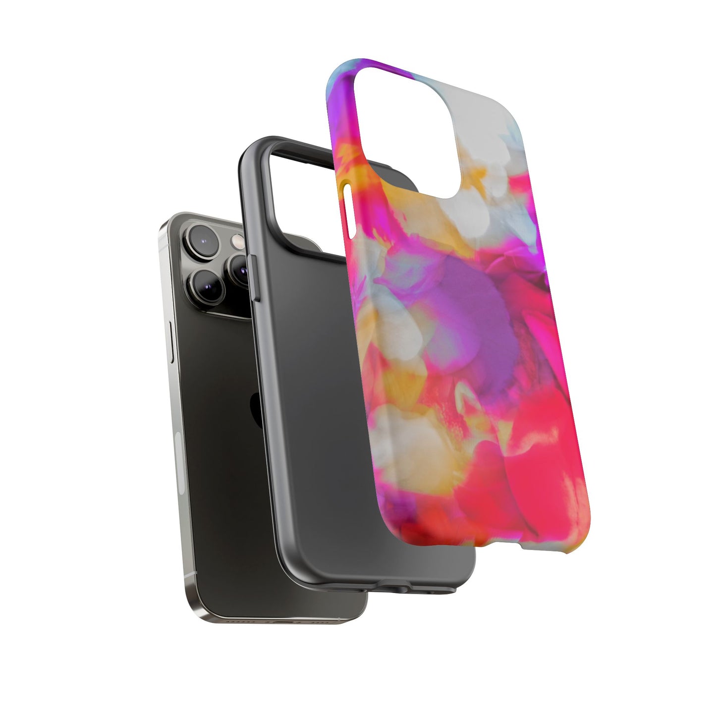 Floral Phone Case: Stylish Art for Your Device, Tough Cases, Gift for Her, Flower Print, Trendy Accessories, Phone Protection