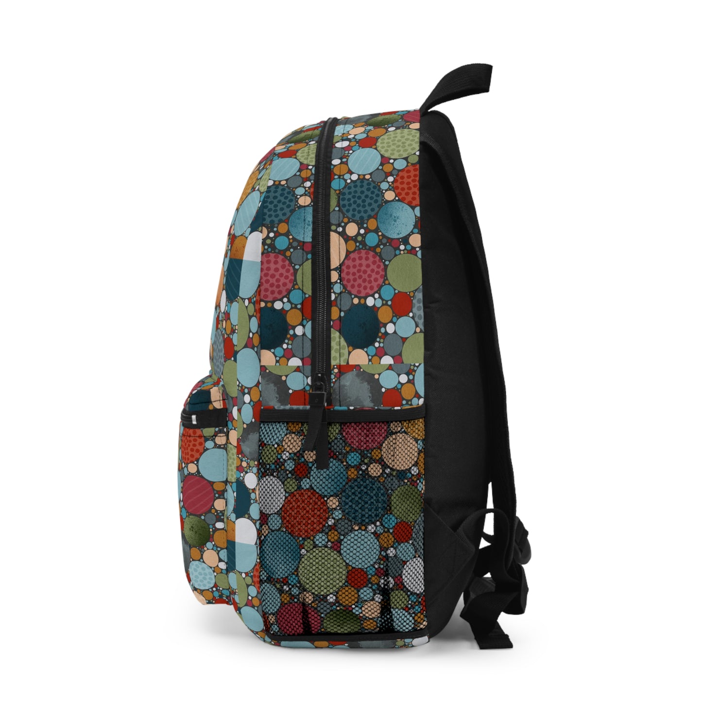 Colorful Polka Dot Backpack, Trendy School Bag, Travel Essentials, Cute Back-to-School Accessory, Stylish Everyday Use, Chic Gift Idea