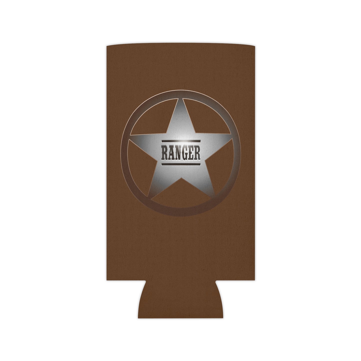 Rustic Ranger Can Cooler – Vintage Style Drink Holder, Perfect for Parties, BBQs, Camping, and Outdoor Adventures