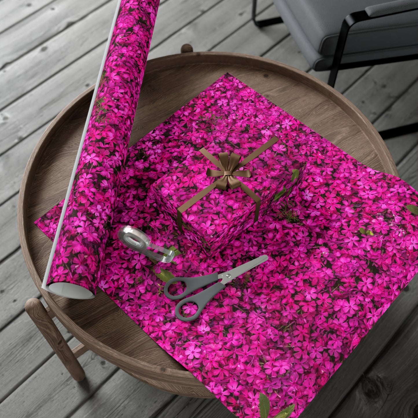 Vibrant Floral Gift Wrap Paper - Perfect for All Occasions, Birthday, Holiday,