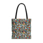 Chic Patterned Tote Bag, Eco-Friendly Shopping Tote, Colorful Beach Bag, Stylish Everyday Carryall, Unique Gift Idea