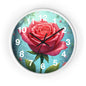 Floral Rose Wall Clock - Elegant Home Decor, Unique Gift for Garden Lovers, Timeless Decoration for Living Room, Birthday, Wedding, [...]