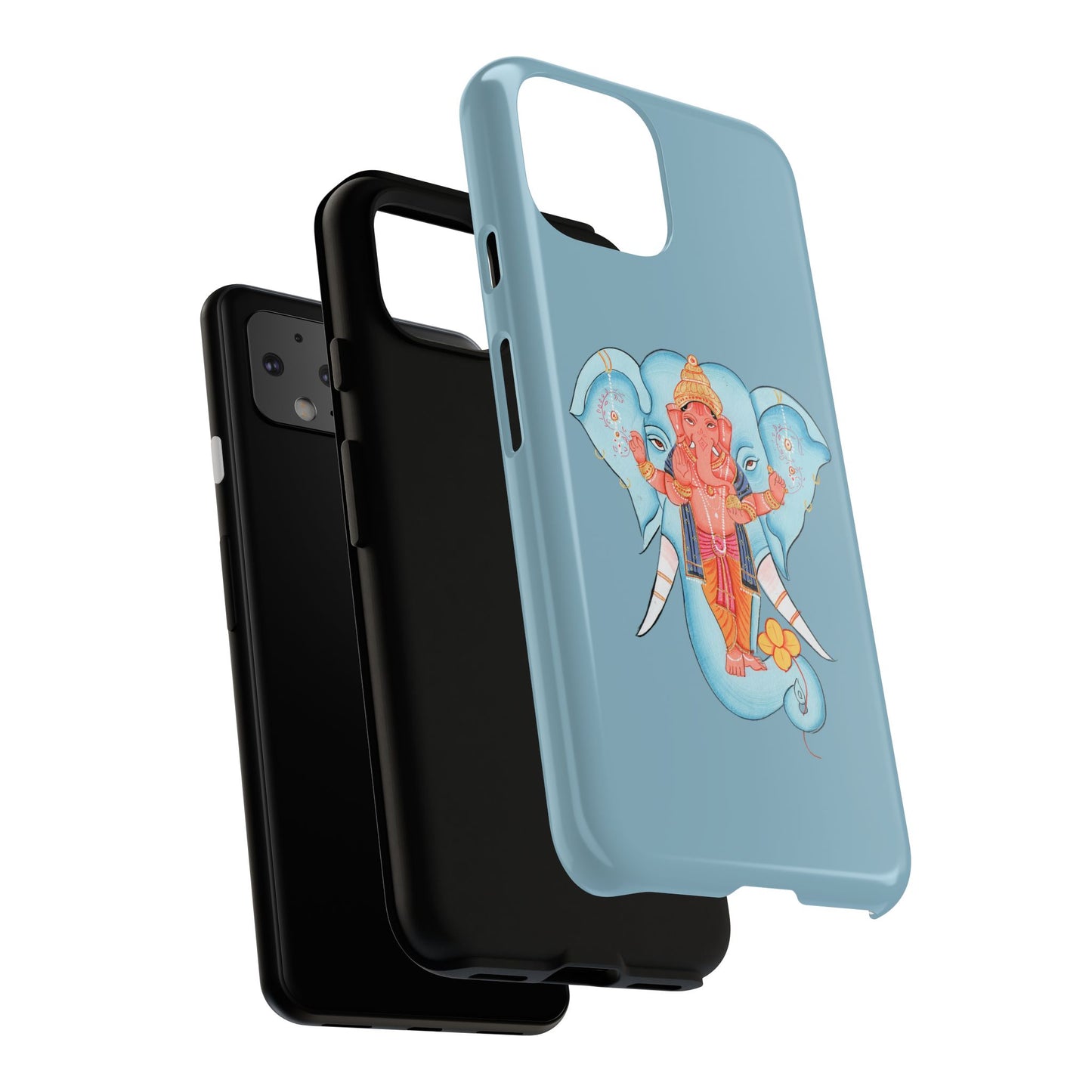 Tough Cases: Ganesh-Inspired Phone Case, Bohemian Phone Cover, Hindu Art Accessory, Festival Gift, Protective Phone Shell
