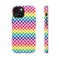 Rainbow Dot Phone Case, Colorful Phone Cover, Fun Phone Accessory, Gift for Friends, Trendy Mobile Case
