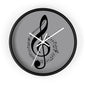 Musical Notes Wall Clock, Perfect Gift for Musicians, Home Decor