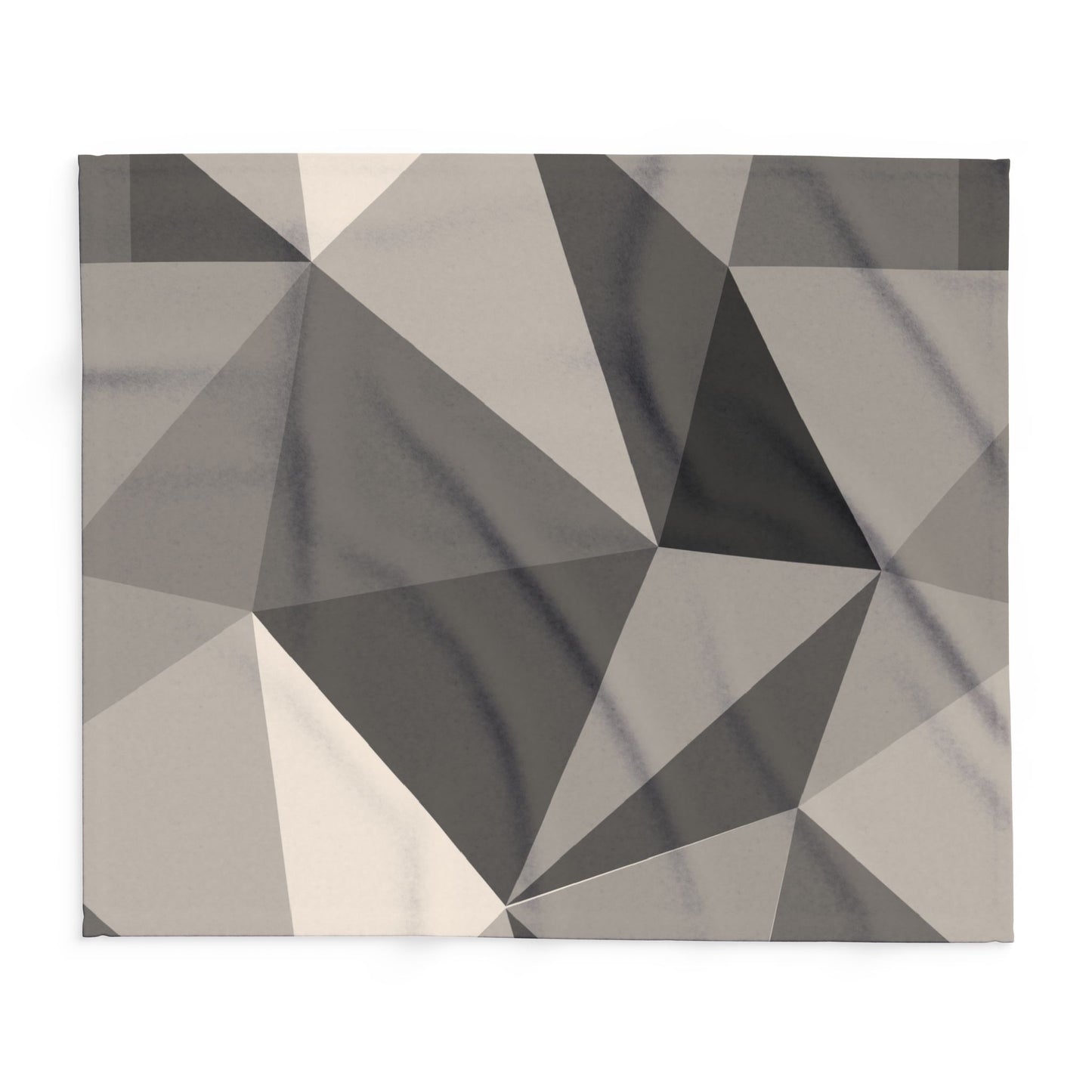 Modern Geometric Arctic Fleece Blanket, Cozy Throw Blanket, Home Decor, Gifts for Her, Minimalist Blanket, Warm Sofa Accessory