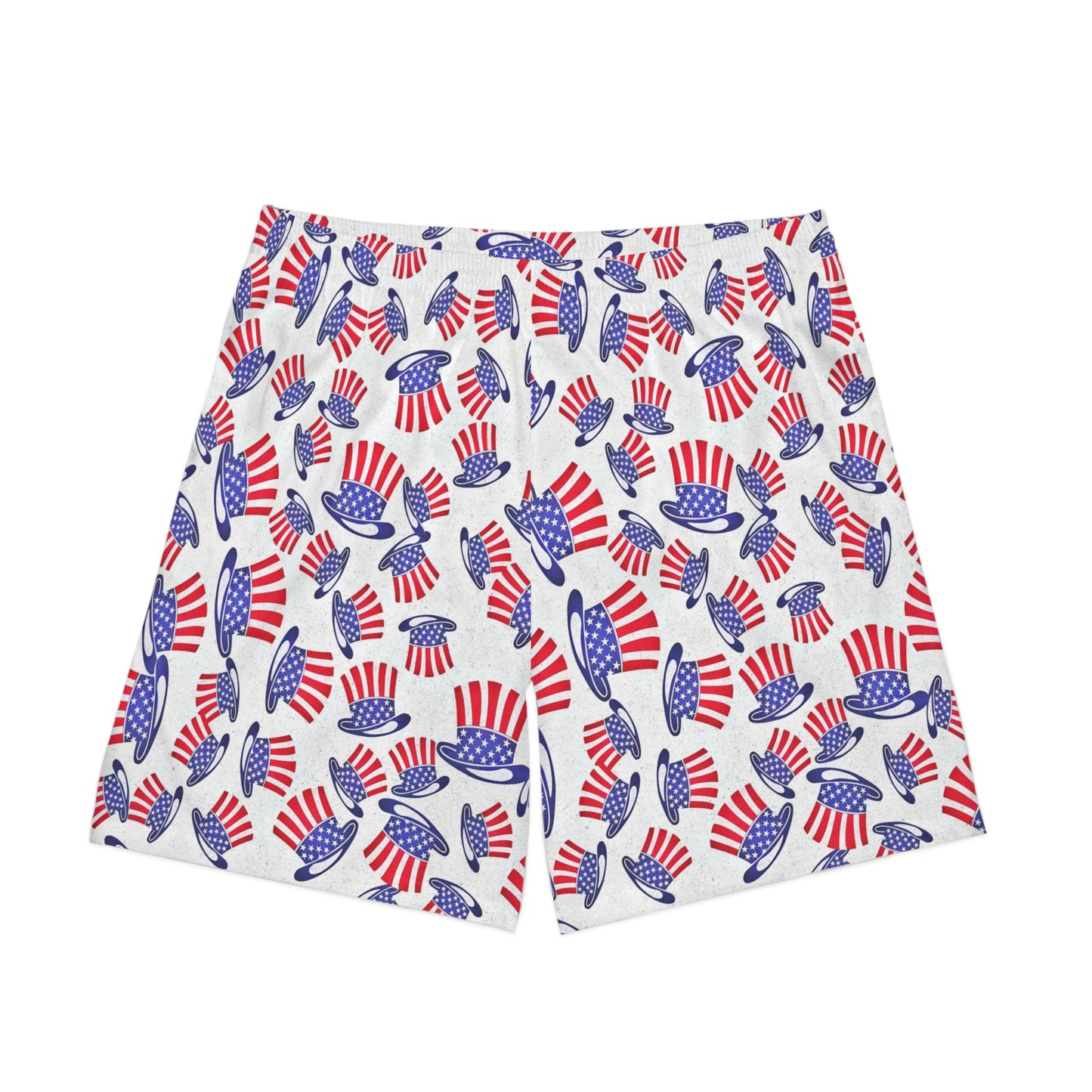 Patriotic Beach Shorts for Men erfect for July 4th, Summer Fun, Vacation, Pool Parties