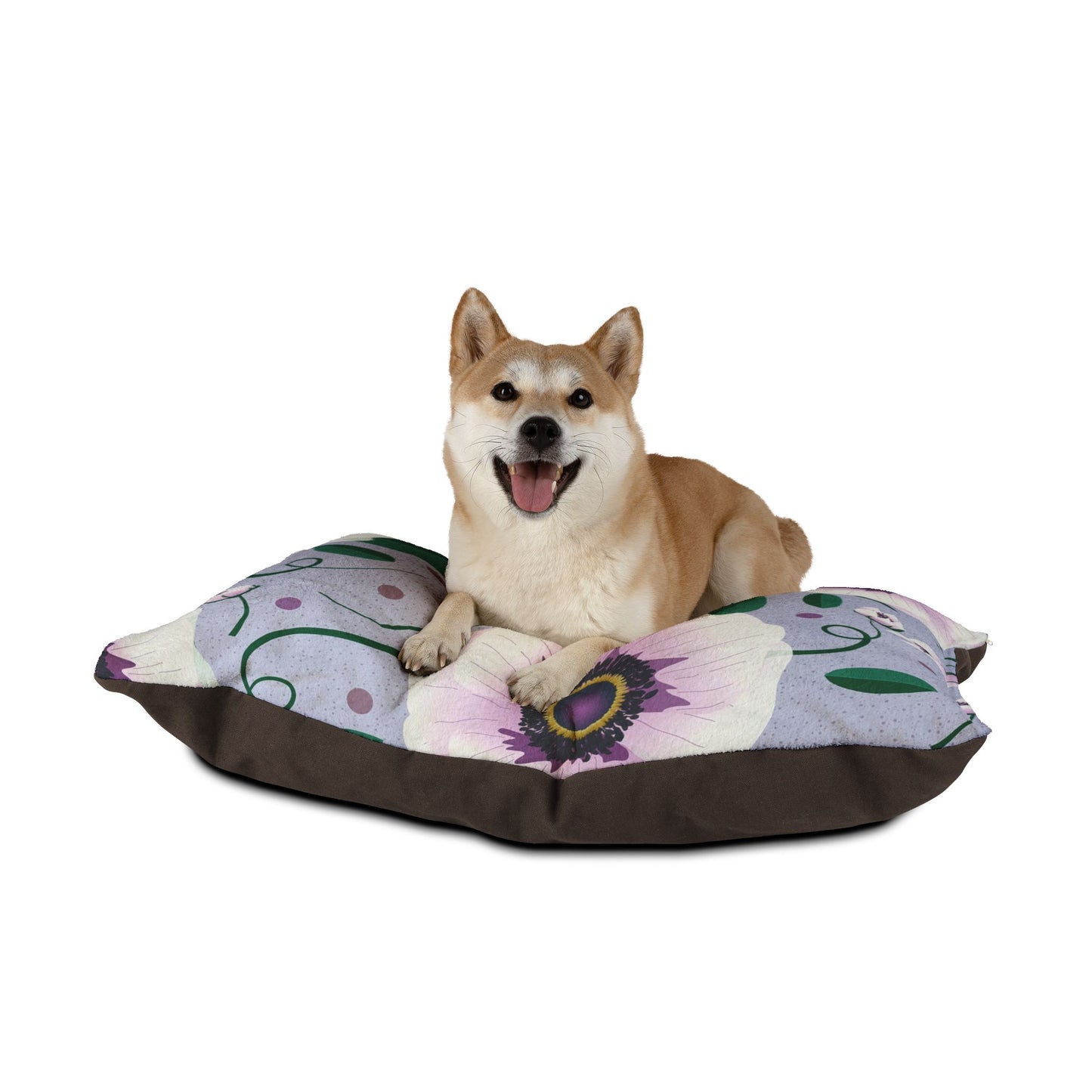 Floral Pet Bed for Cozy Pets, Stylish Dog Bed, Cat Bed, Flower Print Pet Pillow, Home Decor