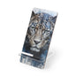 Wildlife-Inspired Smartphone Display Stand, Desk Accessory, Gift for Nature Lovers, Mobile Holder, Tiger Art Decor, Office Organization
