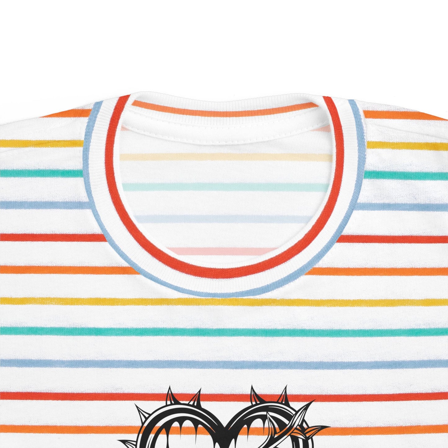 Toddler's Heart & Thorn Tee, Cute Kids T-Shirt, Children's Graphic Shirt, Gift for Toddlers, Cool Summer Outfit