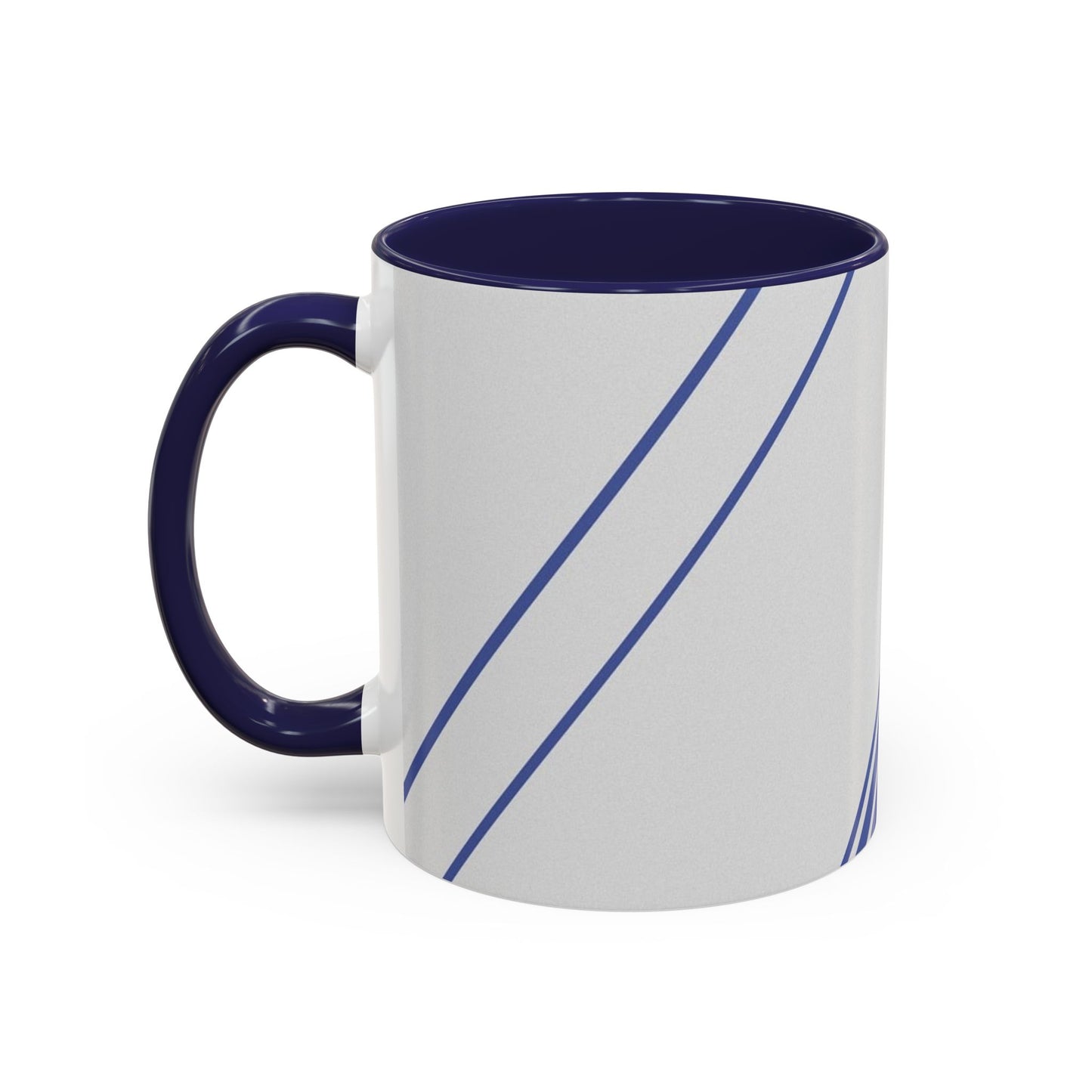 Elegant Stripe Accent Coffee Mug - Perfect for Gifts, Home Decor, Office, Birthdays, and Tea Lovers