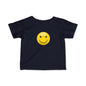 Cute Infant T-Shirt with Smiley Face, Baby Tee, Toddler Clothing, Personalized Gift, Cute Baby Outfit, Summer Wear