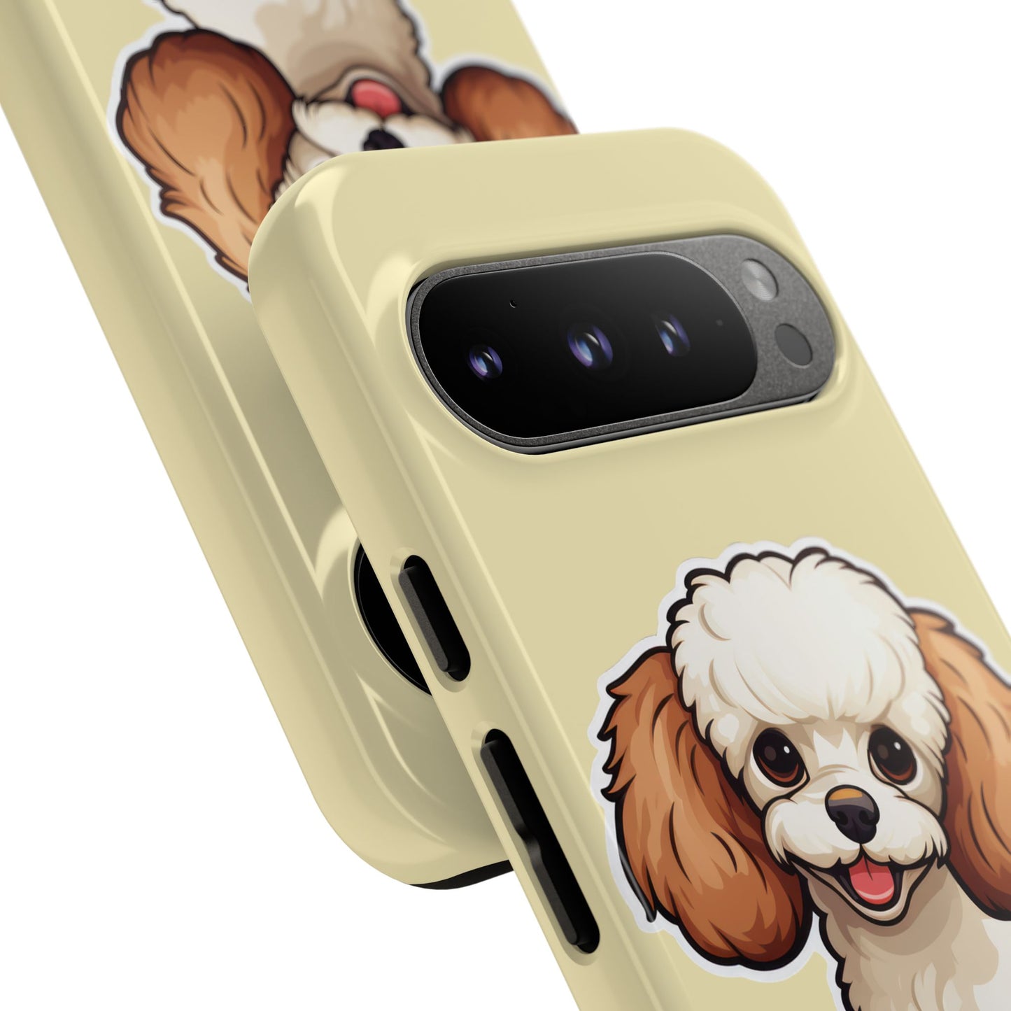 Cute Dog Phone Case, Pet Lover Gift, Custom Phone Cover, Cartoon Dog Case, Durable Phone Accessory