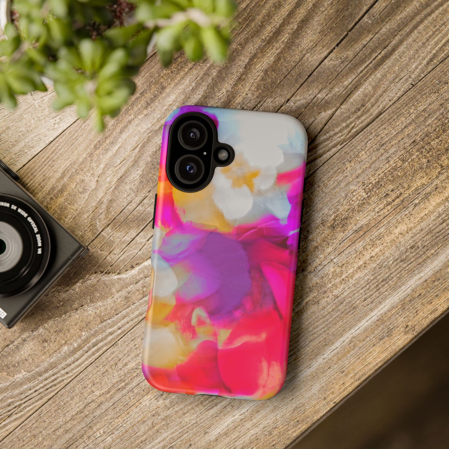 Floral Phone Case: Stylish Art for Your Device, Tough Cases, Gift for Her, Flower Print, Trendy Accessories, Phone Protection