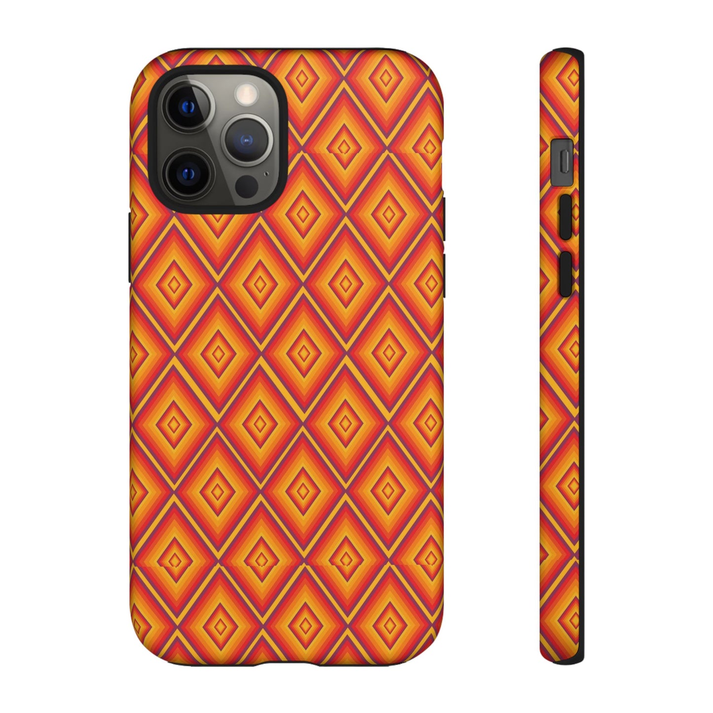 Geometric Phone Case, Tough Cases for Protection, Stylish Smartphone Cover, Vibrant Patterned Phone Accessory, Unique Gift Idea, [...]