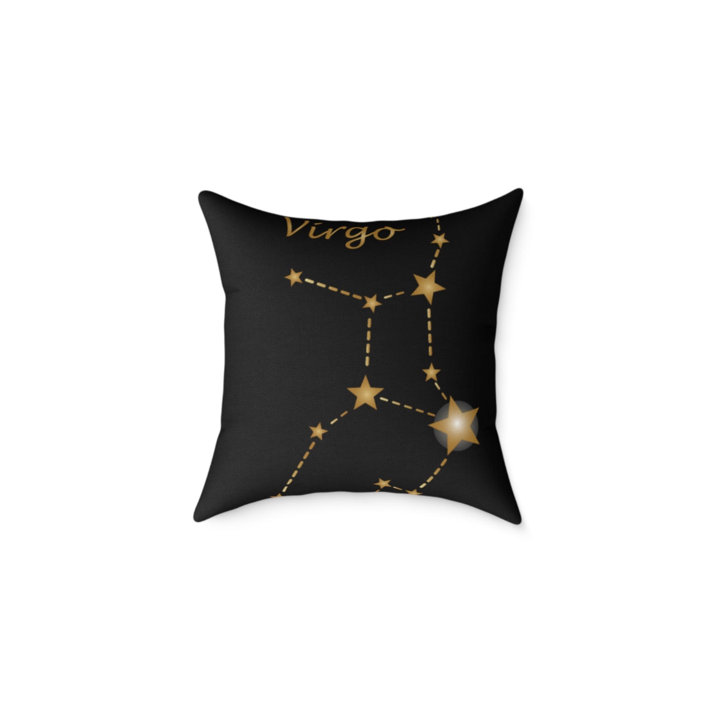 Virgo Constellation Throw Pillow - Zodiac Home Decor, Astrology Gift, Star Sign Cushion, Unique Housewarming Item, Celestial Design