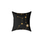 Virgo Constellation Throw Pillow - Zodiac Home Decor, Astrology Gift, Star Sign Cushion, Unique Housewarming Item, Celestial Design
