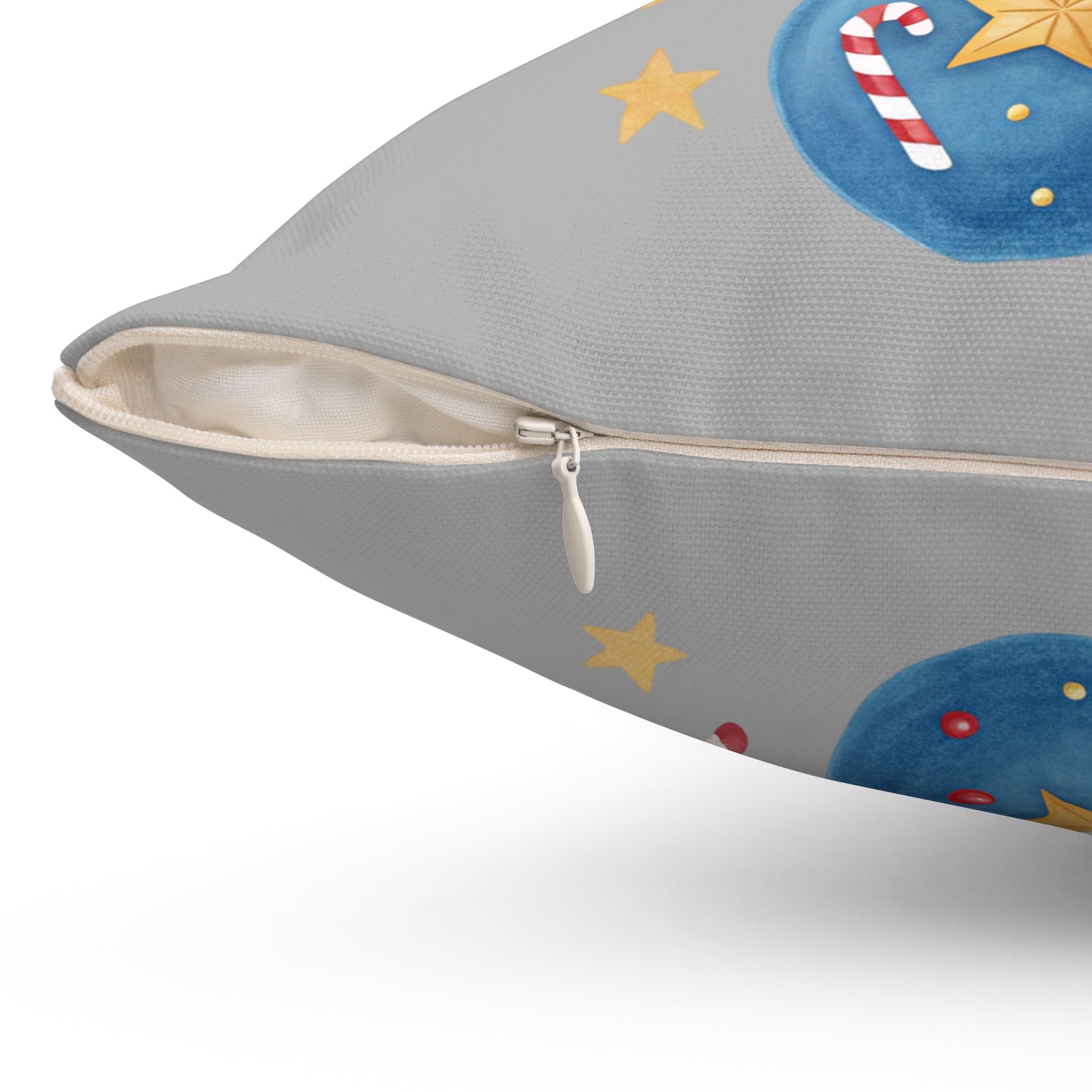 Holiday Ornament Pillow, Decorative Throw Cushion, Festive Home Decor, Christmas Gift, Winter Blanket Accessory, Cozy Seasonal Accent