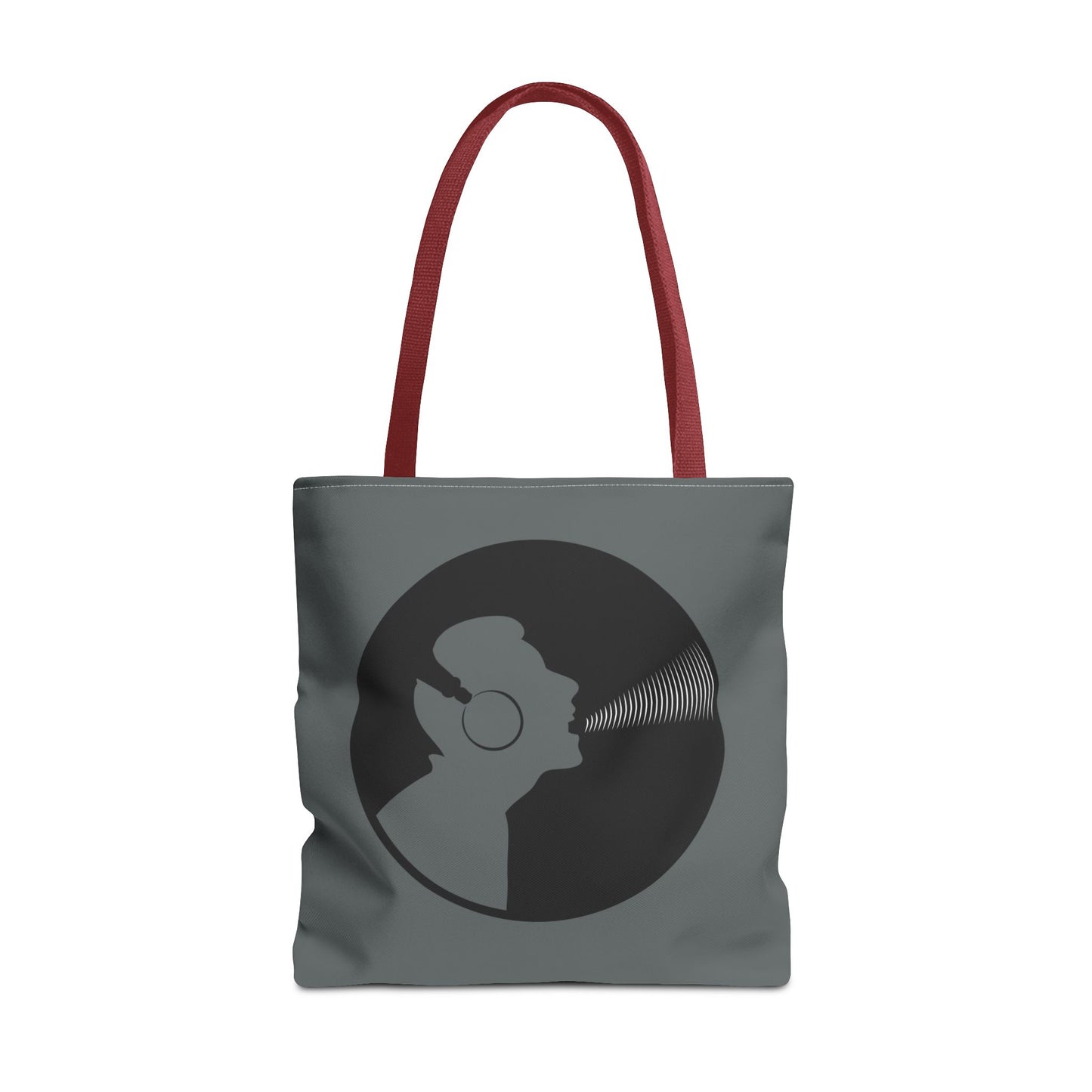 Music Lover's Tote Bag, Stylish Bag for Vinyl Enthusiasts, Gift for Music Lovers, Unique Shopping Tote, Record Player Accessory
