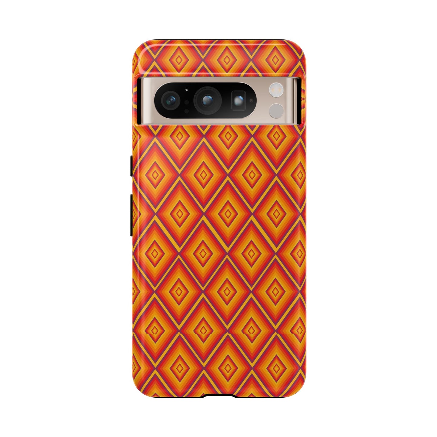 Geometric Phone Case, Tough Cases for Protection, Stylish Smartphone Cover, Vibrant Patterned Phone Accessory, Unique Gift Idea, [...]